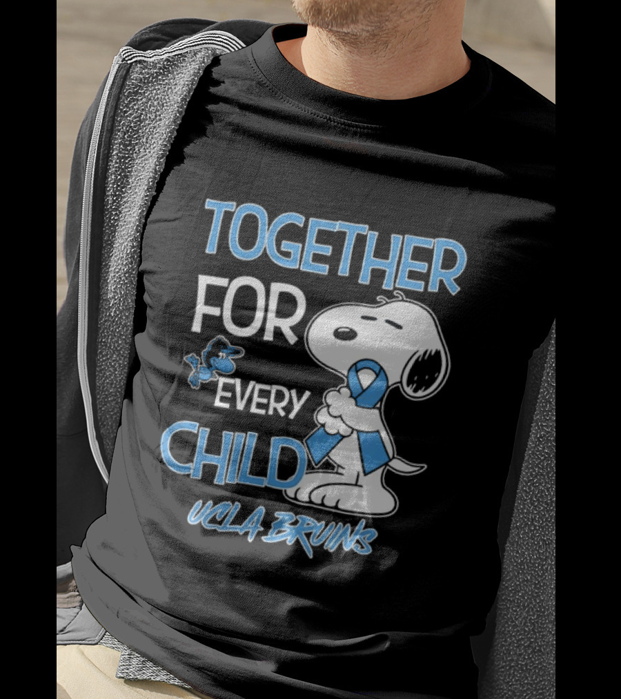 TOGETHER FOR EVERY CHILD Snoopy UCLA Bruins T-Shirt