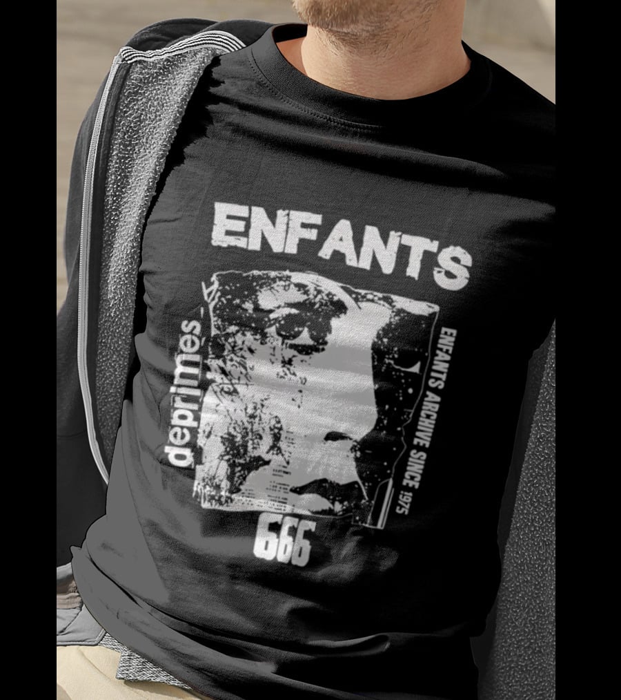 Enfants Deprimes Archive Since 1975 Face 666 T-Shirt
