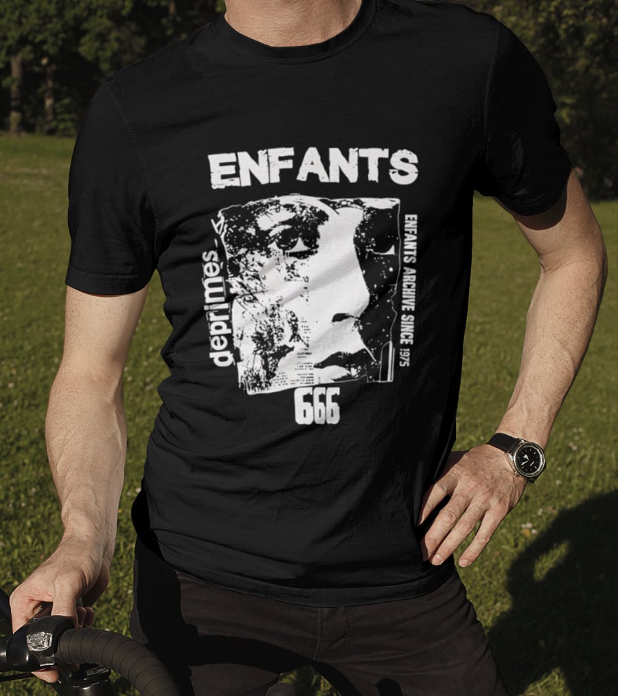 Enfants Deprimes Archive Since 1975 Face 666 T-Shirt