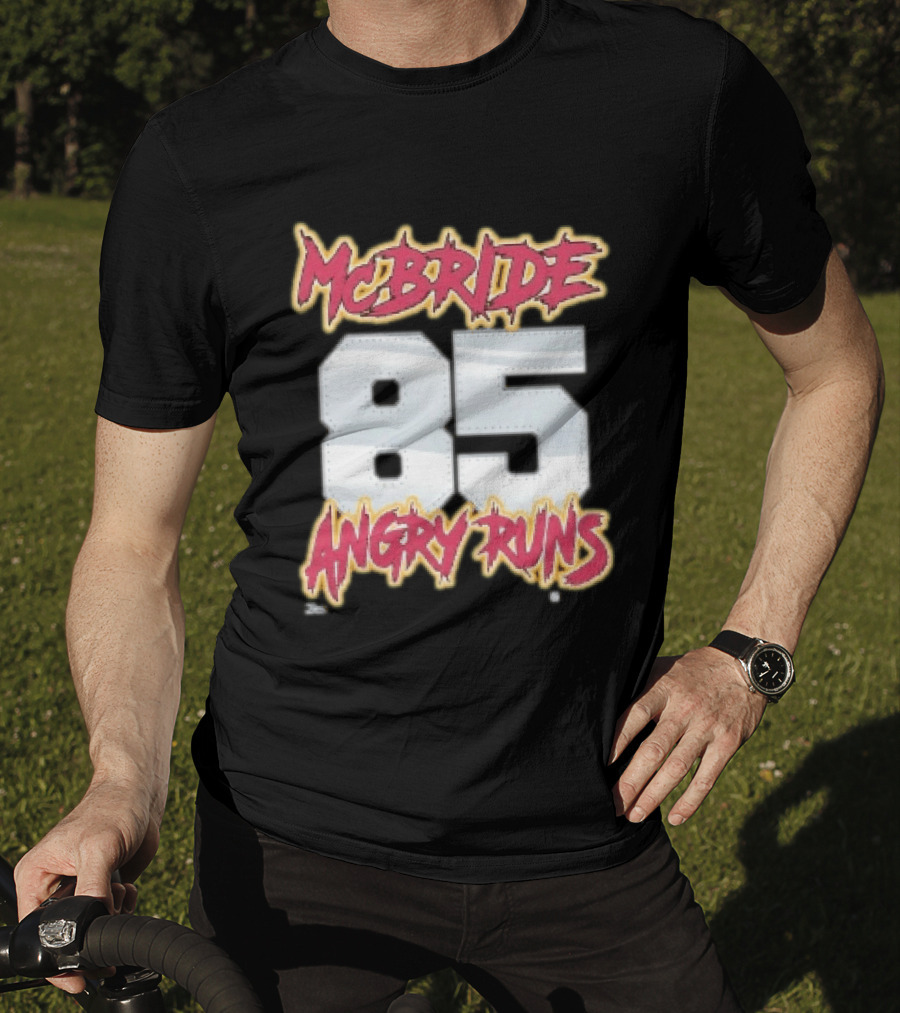 McBride 85 Angry Runs Arizona Cardinals 2026 T-Shirt