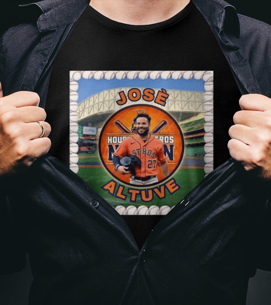 José Altuve Houston Astros Baseball Champion Stadium T-Shirt
