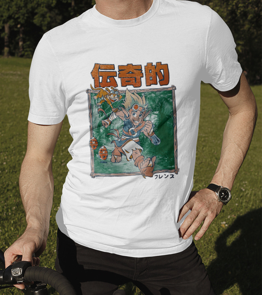 Legendary Adventure Jak And Daxter Jungle Run Orange Eggs T-Shirt
