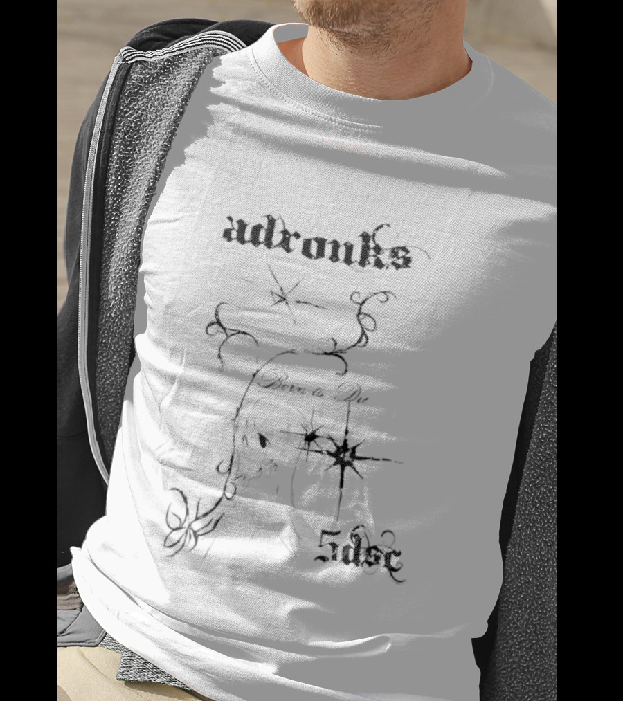 Adronks Born To Die 5dsc Y2K Aesthetic Gothic T-Shirt