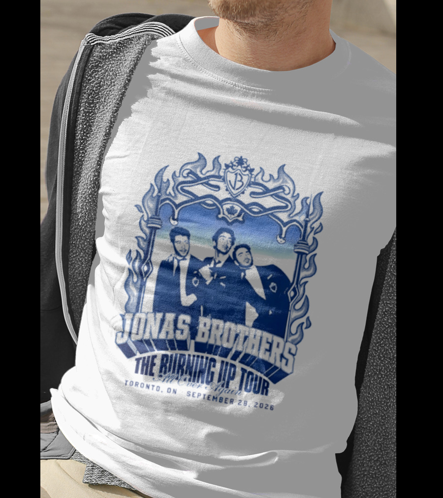 Jonas Brothers The Burning Up Tour All Over Again Toronto September 28 2026 T-Shirt