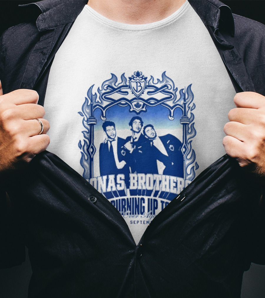 Jonas Brothers The Burning Up Tour All Over Again Toronto September 28 2026 T-Shirt