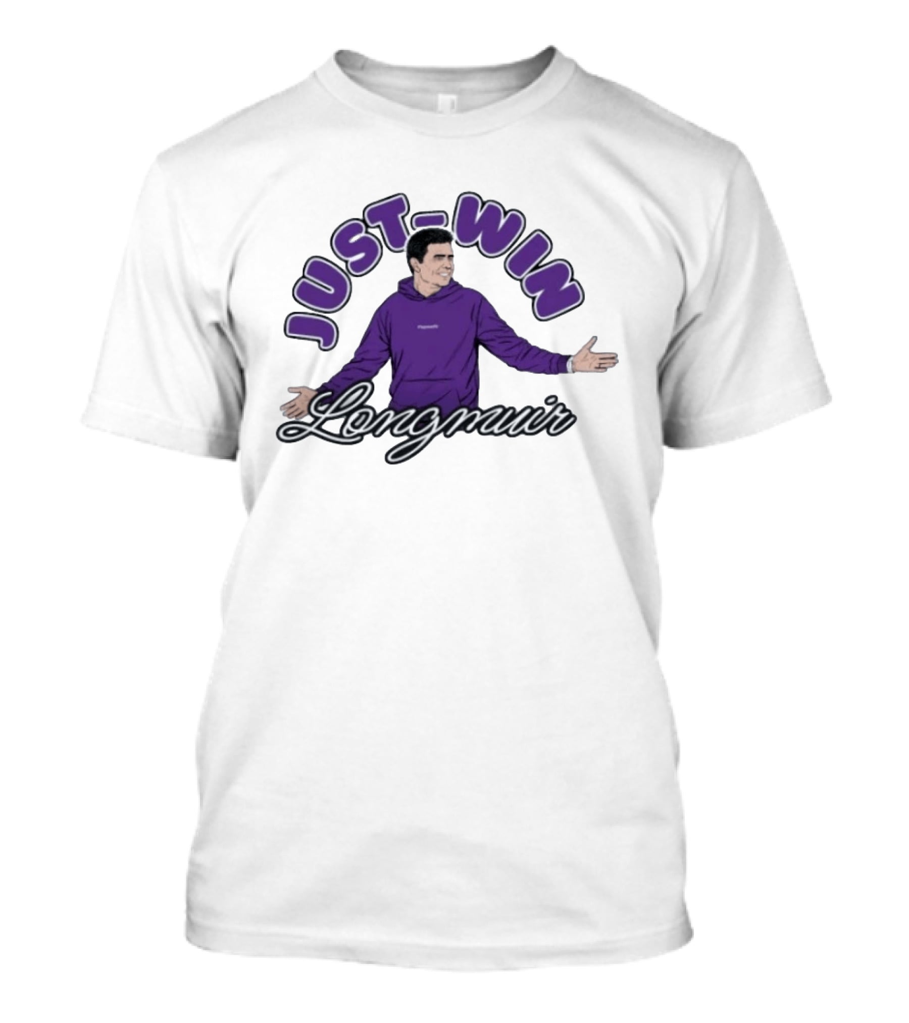Just Win Justin Longmuir Fremantle Dockers Coach Embrace T-Shirt