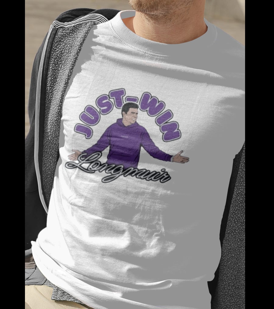 Just Win Justin Longmuir Fremantle Dockers Coach Embrace T-Shirt