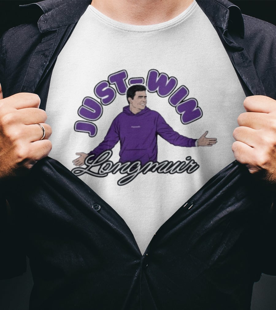 Just Win Justin Longmuir Fremantle Dockers Coach Embrace T-Shirt