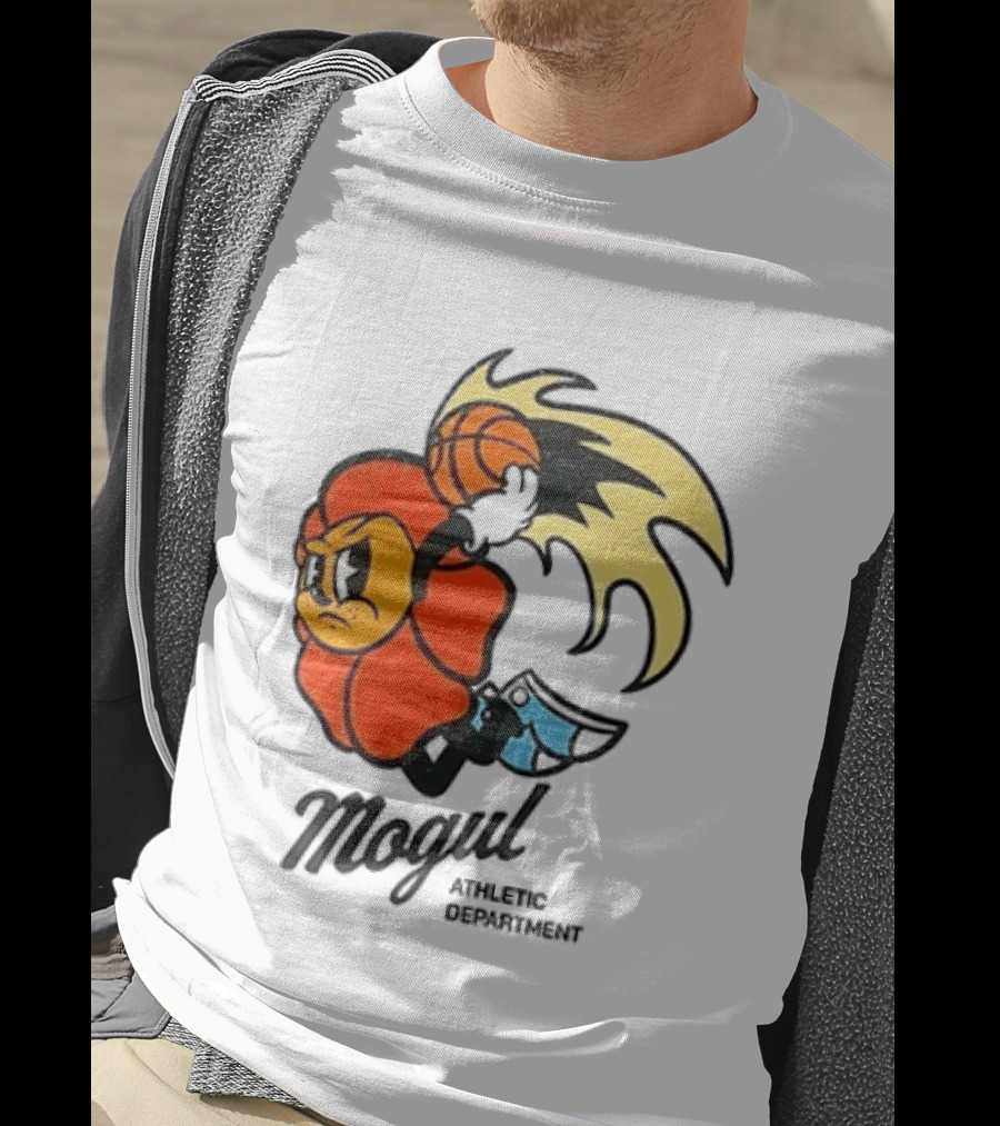 Mogul Athletic Department Dunking Character Basketball T-Shirt
