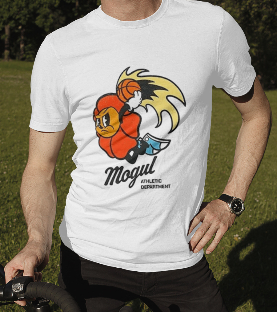 Mogul Athletic Department Dunking Character Basketball T-Shirt