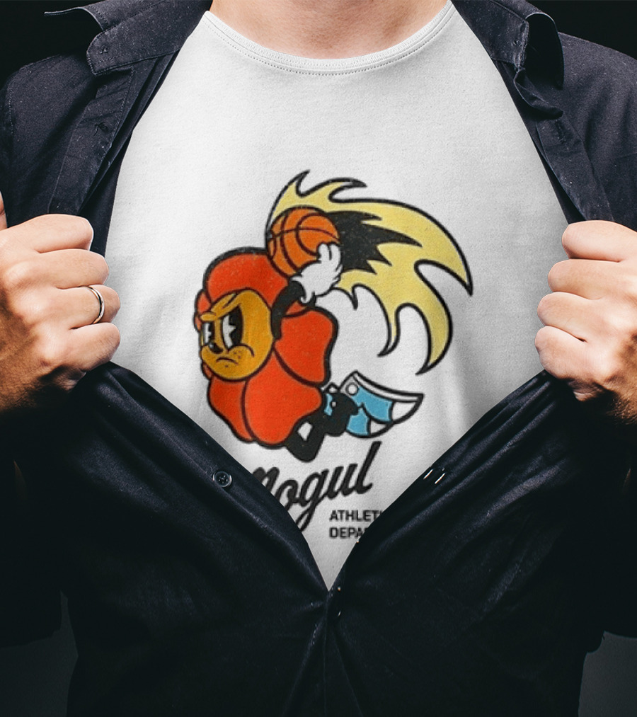 Mogul Athletic Department Dunking Character Basketball T-Shirt