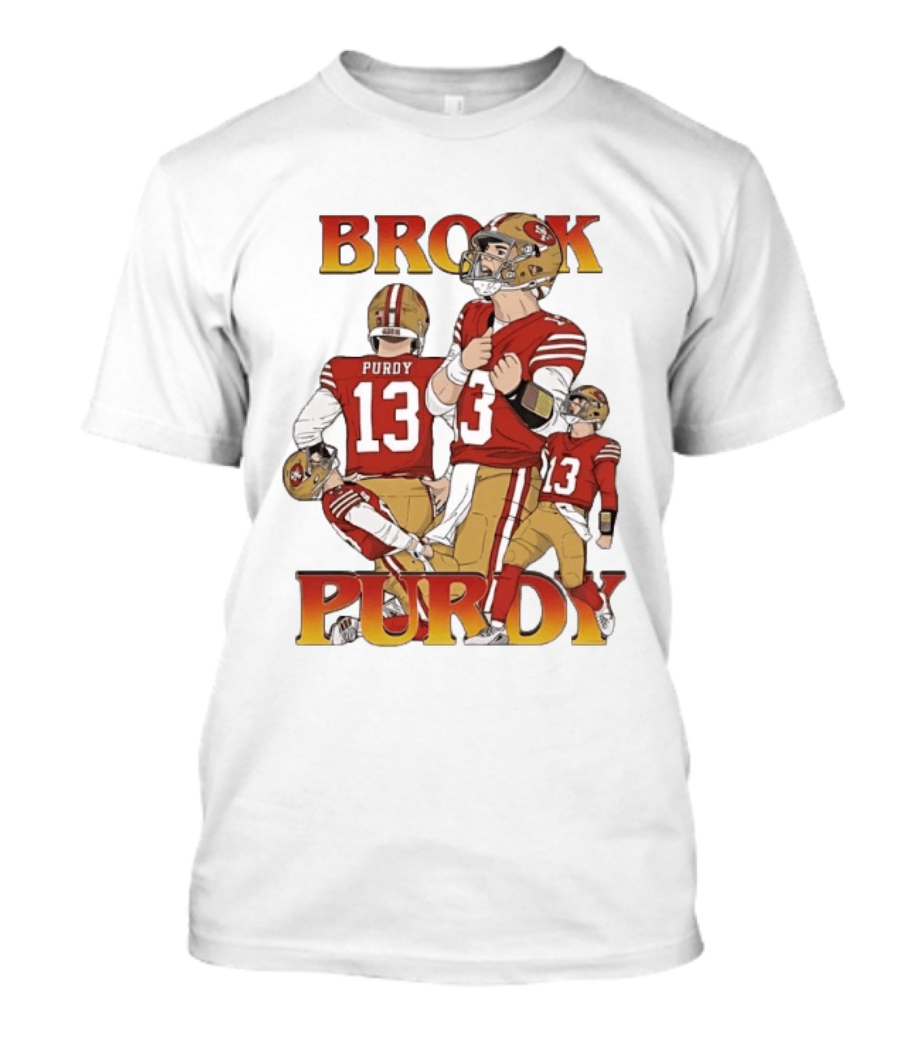 Brock Purdy San Francisco 49ers Number 13 Quarterback Football Player T-Shirt