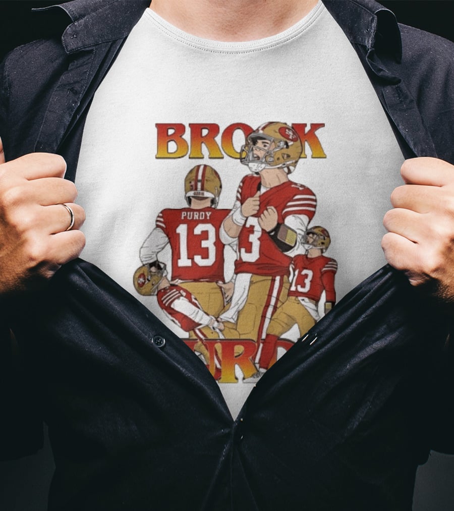Brock Purdy San Francisco 49ers Number 13 Quarterback Football Player T-Shirt