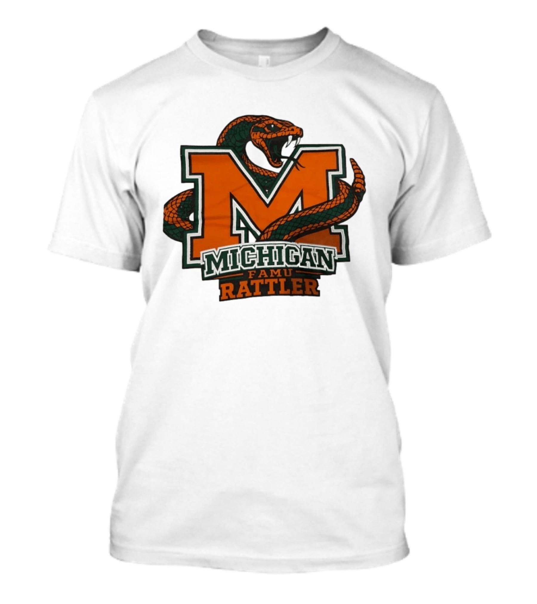 Michigan FAMU Rattler Snake M Rattlers T-Shirt