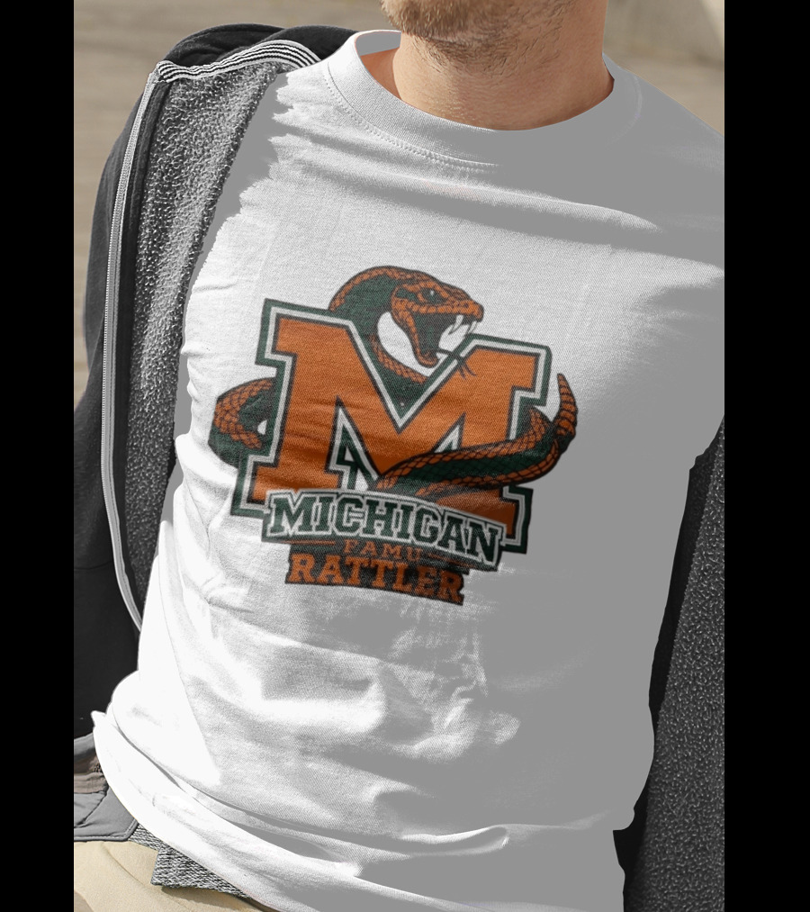 Michigan FAMU Rattler Snake M Rattlers T-Shirt