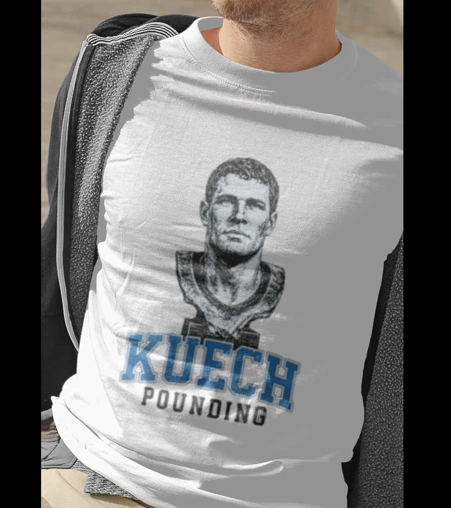 Carolina Panthers Kuech Pounding Hall Of Famer T-Shirt
