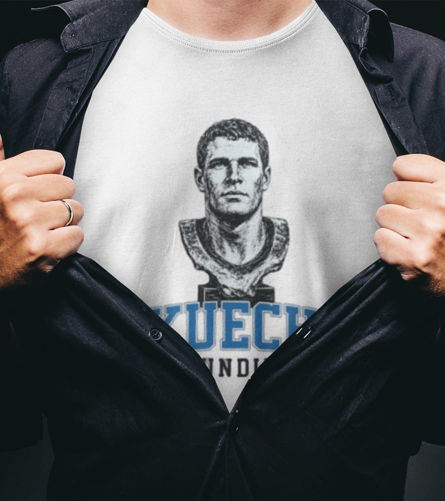 Carolina Panthers Kuech Pounding Hall Of Famer T-Shirt