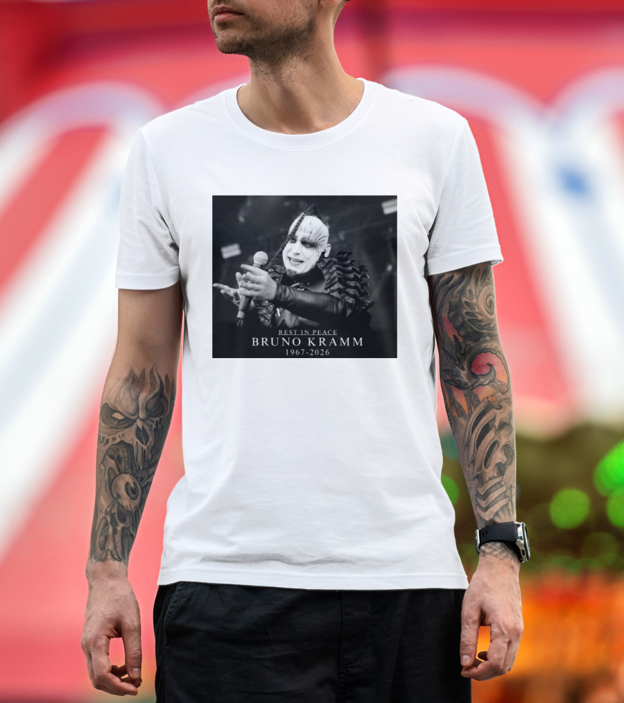 Rest In Peace Bruno Kramm 1967 2026 Musician Tribute Memorial T-Shirt