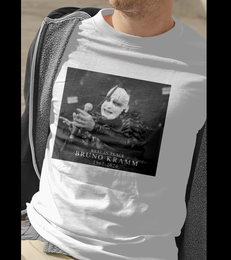 Rest In Peace Bruno Kramm 1967 2026 Musician Tribute Memorial T-Shirt