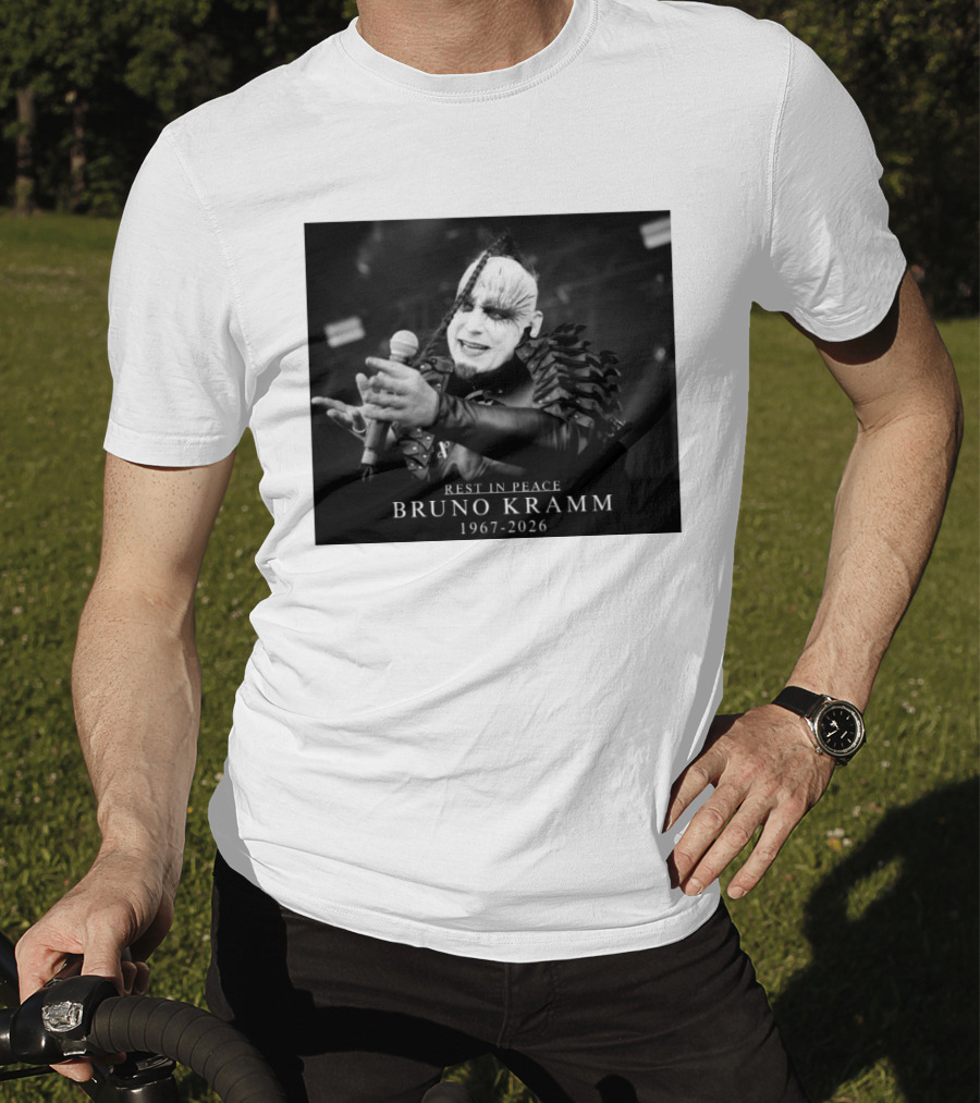Rest In Peace Bruno Kramm 1967 2026 Musician Tribute Memorial T-Shirt