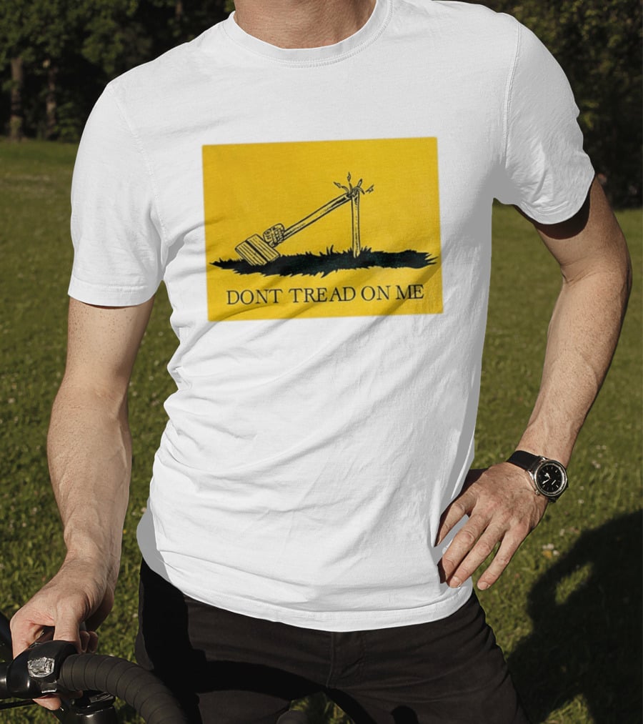 Destroyed Flock Camera Don't Tread On Me T-Shirt