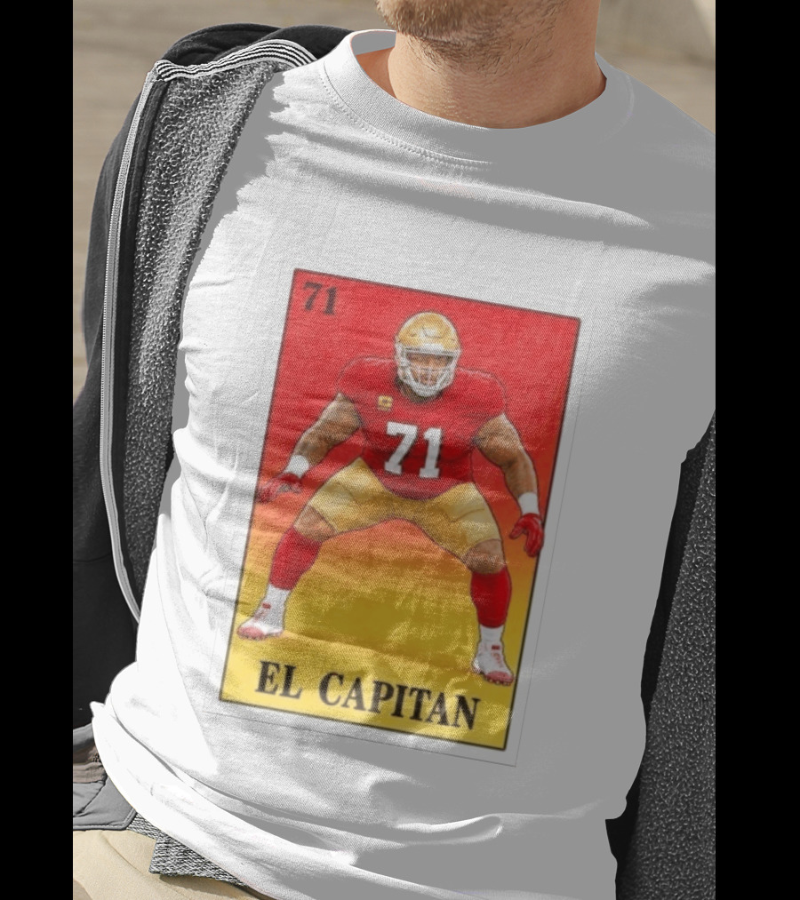 San Francisco 49ers 71 El Capitan Loteria Card NFL Football T-Shirt