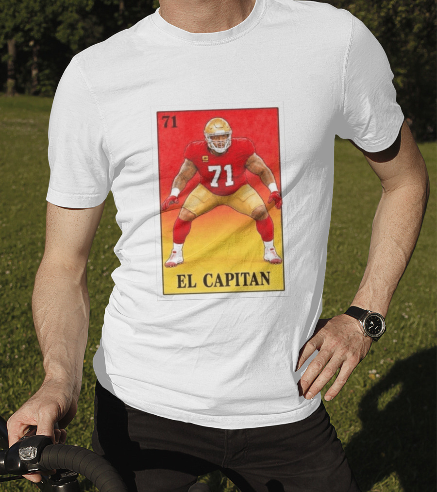 San Francisco 49ers 71 El Capitan Loteria Card NFL Football T-Shirt