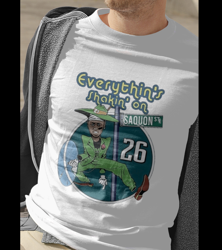 Saquon Barkley Everythin's Shakin' On Saquon St 26 T-Shirt