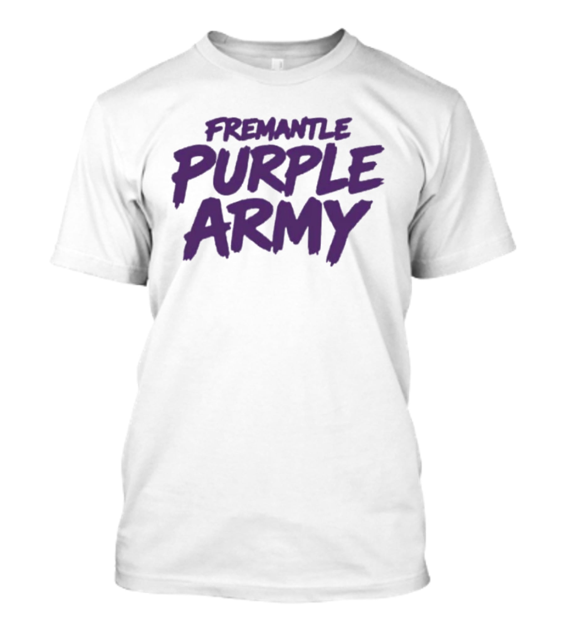 Fremantle Purple Army Supporters Fan Gear T-Shirt