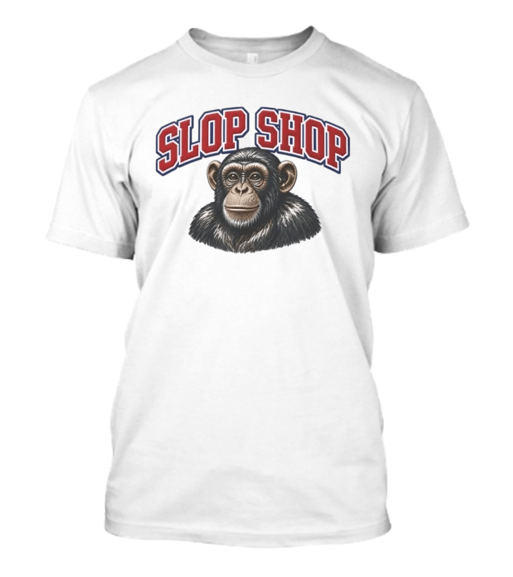SLOP SHOP Chimpanzee Primate Monkey Animal T-Shirt