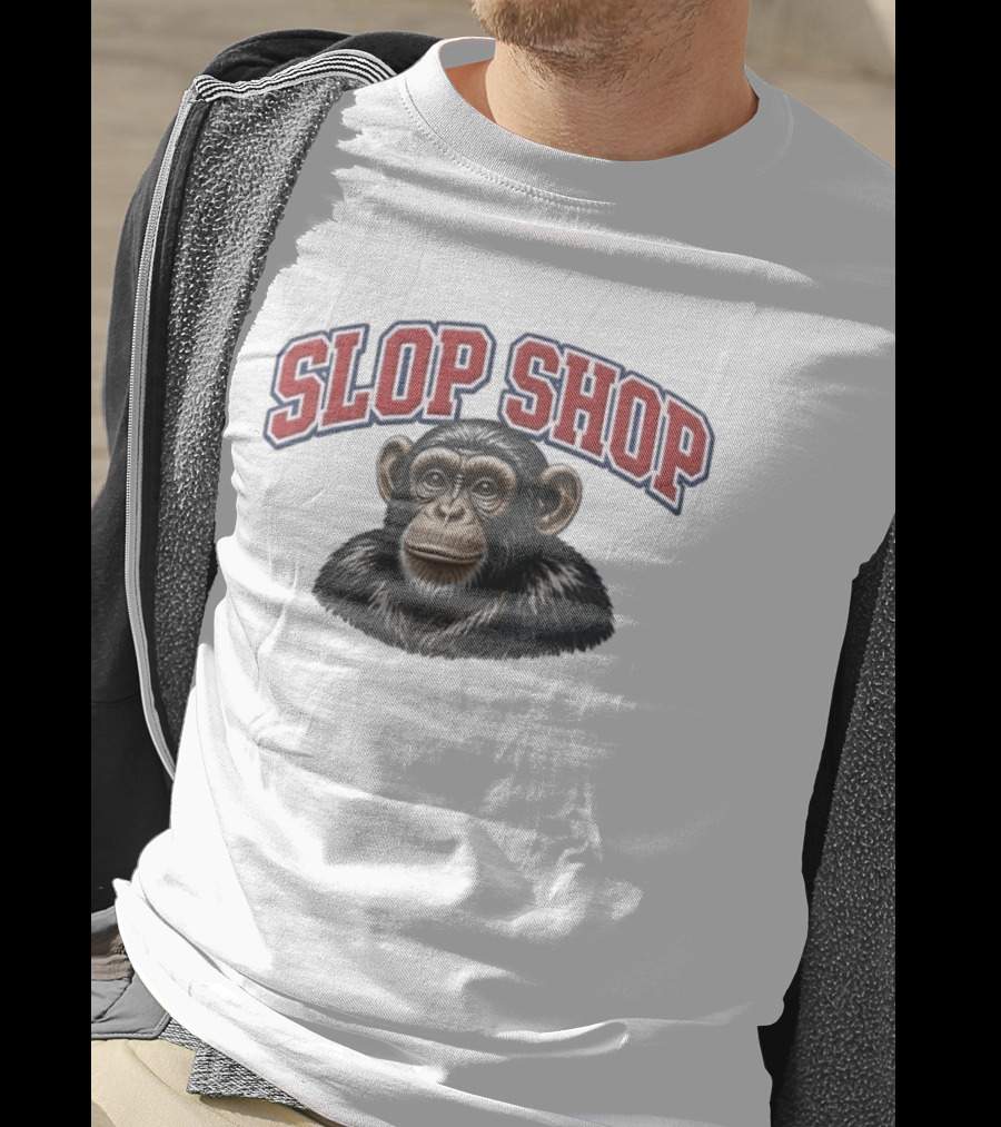 SLOP SHOP Chimpanzee Primate Monkey Animal T-Shirt