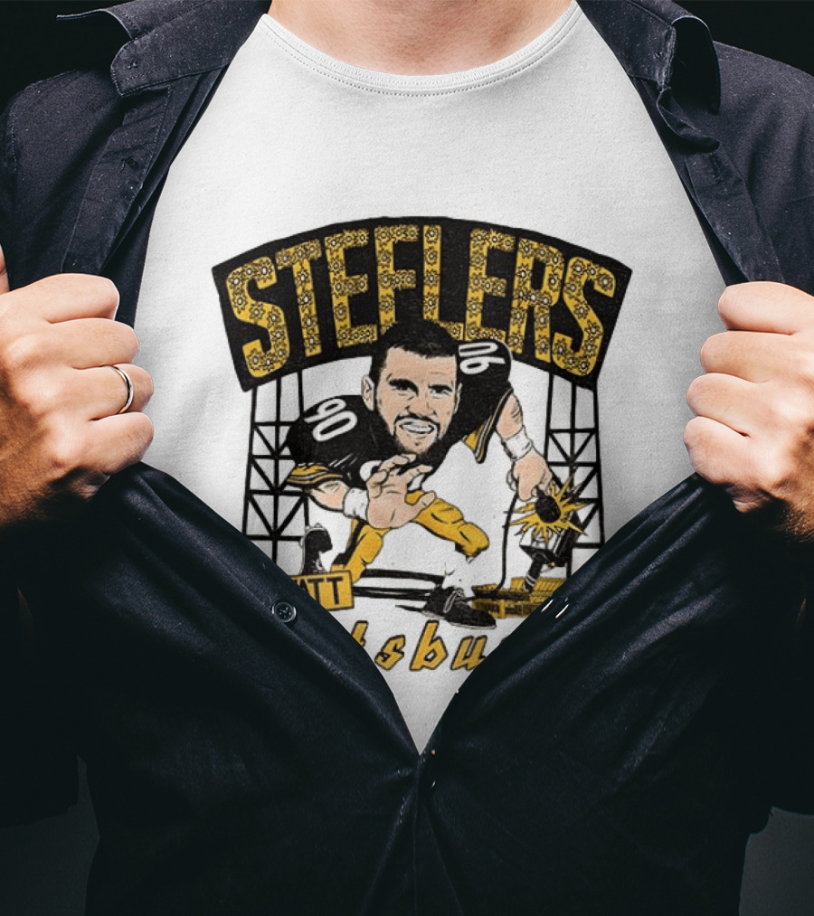 T.J. Watt Pittsburgh Steelers Player Caricature Steelers Pittsburgh T-Shirt