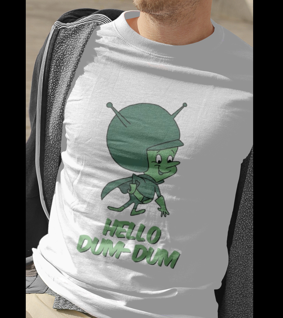 The Great Gazoo Hello Dum Dum Catchphrase The Flintstones Alien T-Shirt