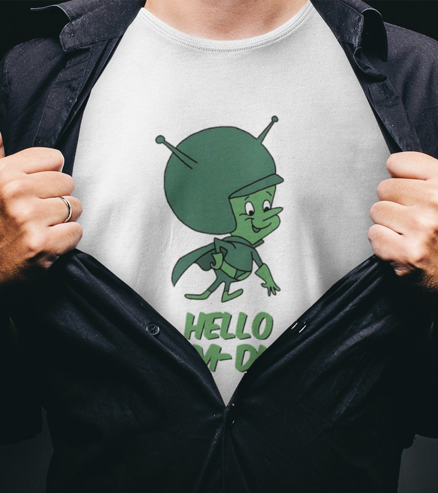 The Great Gazoo Hello Dum Dum Catchphrase The Flintstones Alien T-Shirt