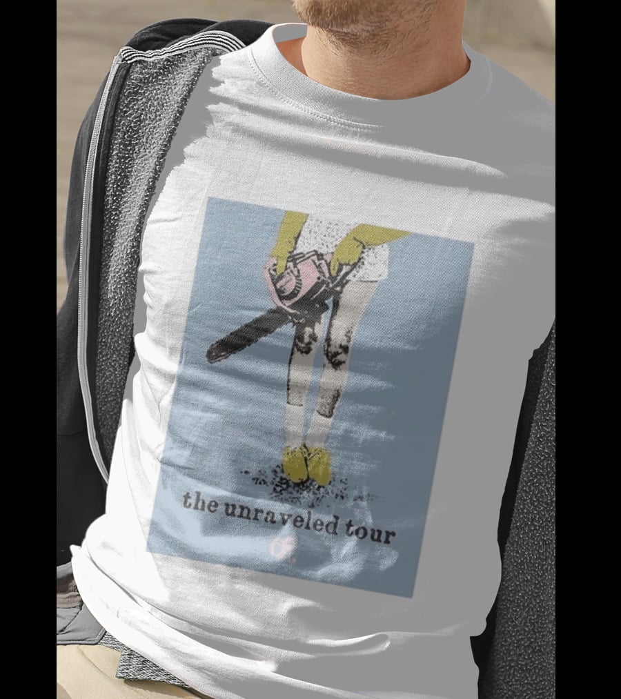 The Unraveled Tour Chainsaw Illustration OR OR Concert Music T-Shirt