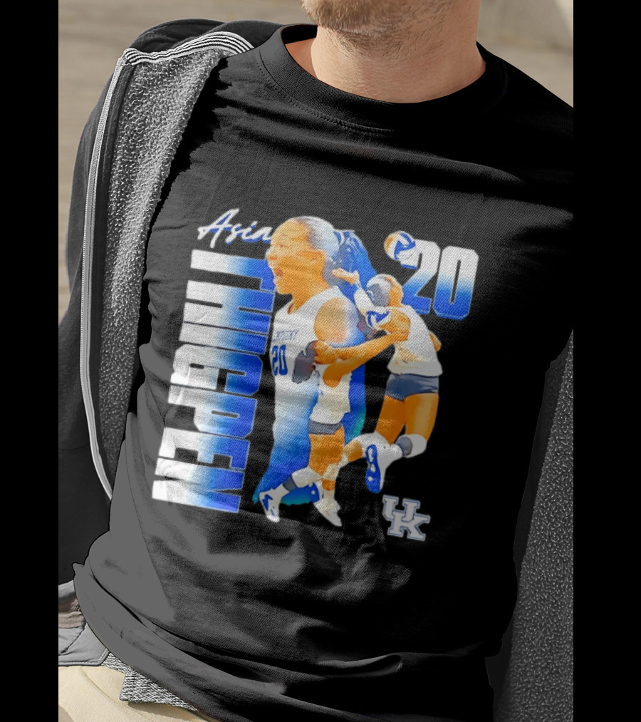 Asia Thigpen Kentucky Volleyball 20 UK Wildcats T-Shirt