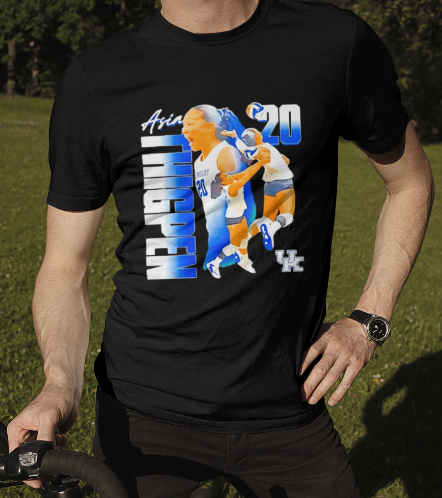 Asia Thigpen Kentucky Volleyball 20 UK Wildcats T-Shirt