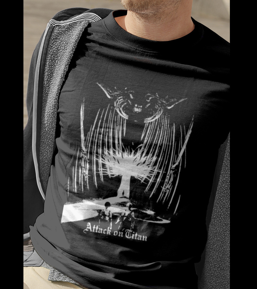 Attack On Titan Paths And Founding Titan Eren Jaeger Yggdrasil Tree T-Shirt
