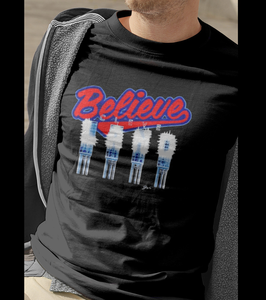 Believe Cleveland Ohio City Lights Sports T-Shirt