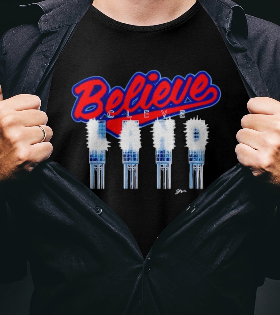 Believe Cleveland Ohio City Lights Sports T-Shirt