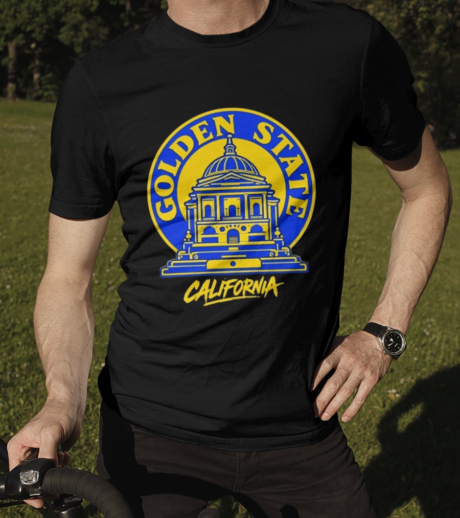 California Golden State Warriors Sportiqe Hometown Gold Blooded Pullover T-Shirt