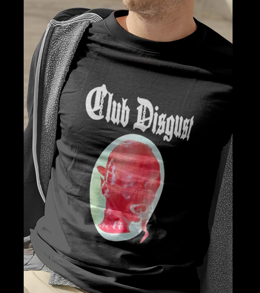 Club Disgust Red Mask Fetish Aesthetic Goth Fashion T-Shirt
