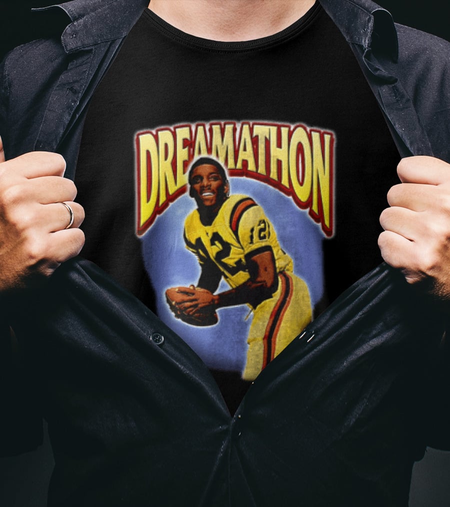 Doug Williams Dreamathon Black Knights 12 Throwing Football T-Shirt