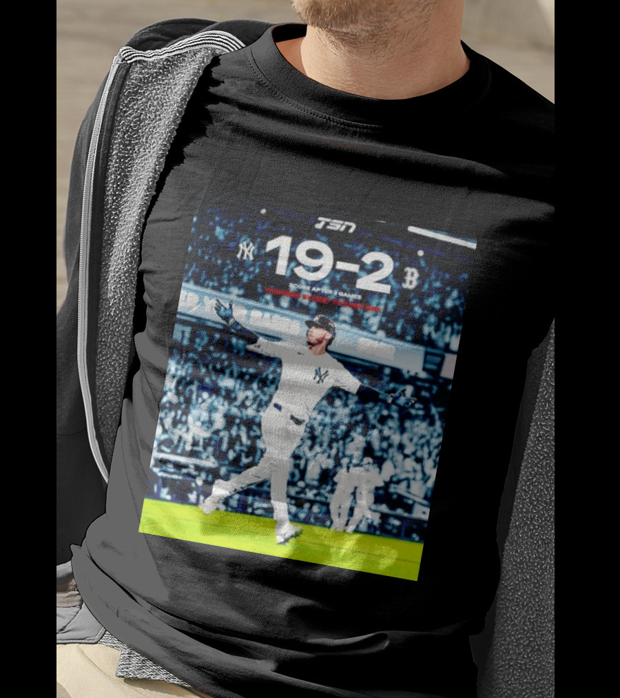 TSN New York Yankees 19 2 Victory Over Boston Red Sox Score After 2 Games T-Shirt