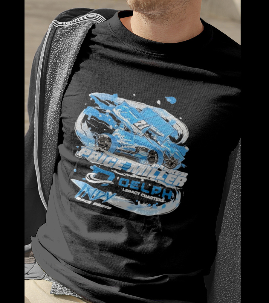 Parker Price Miller Delph Legacy Charters 21 Indy Race Parts Sprint Car T-Shirt