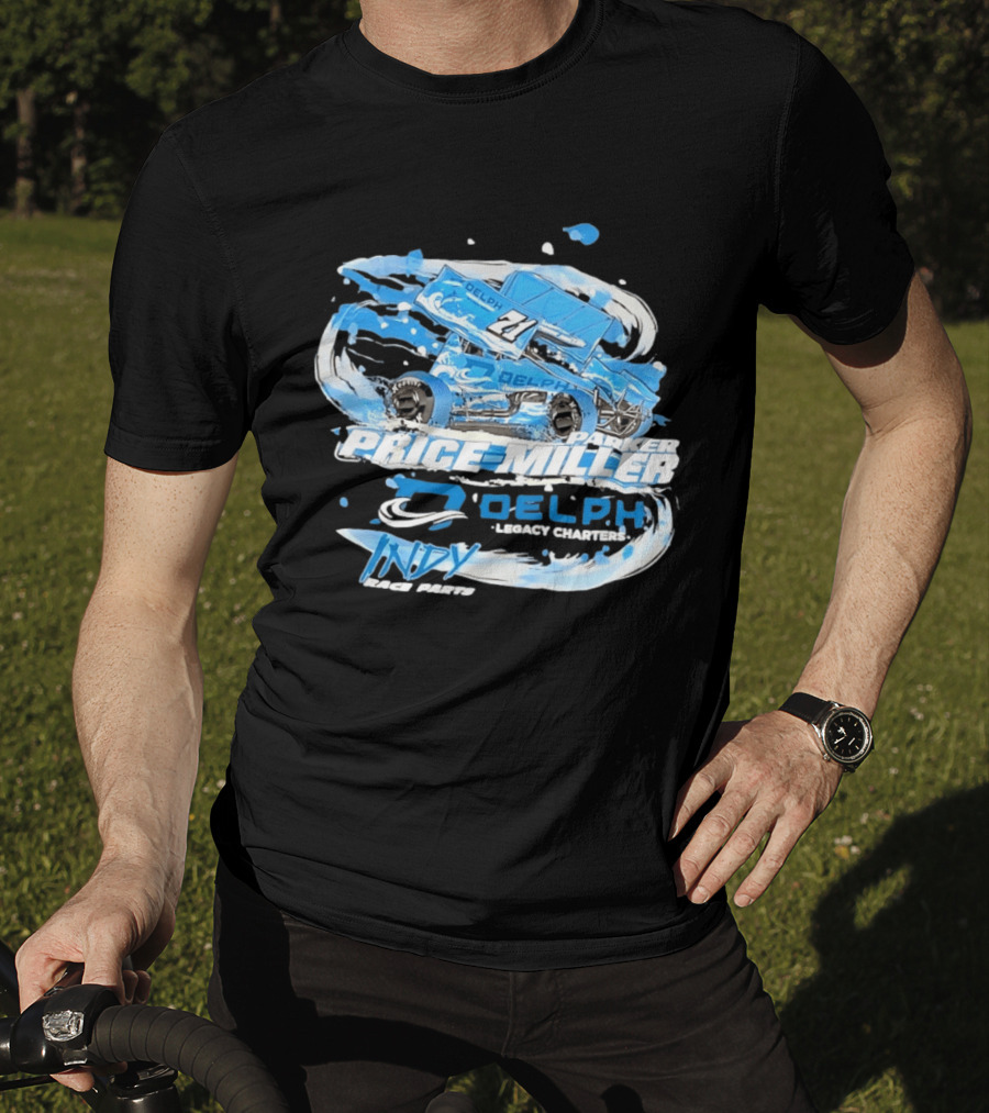 Parker Price Miller Delph Legacy Charters 21 Indy Race Parts Sprint Car T-Shirt