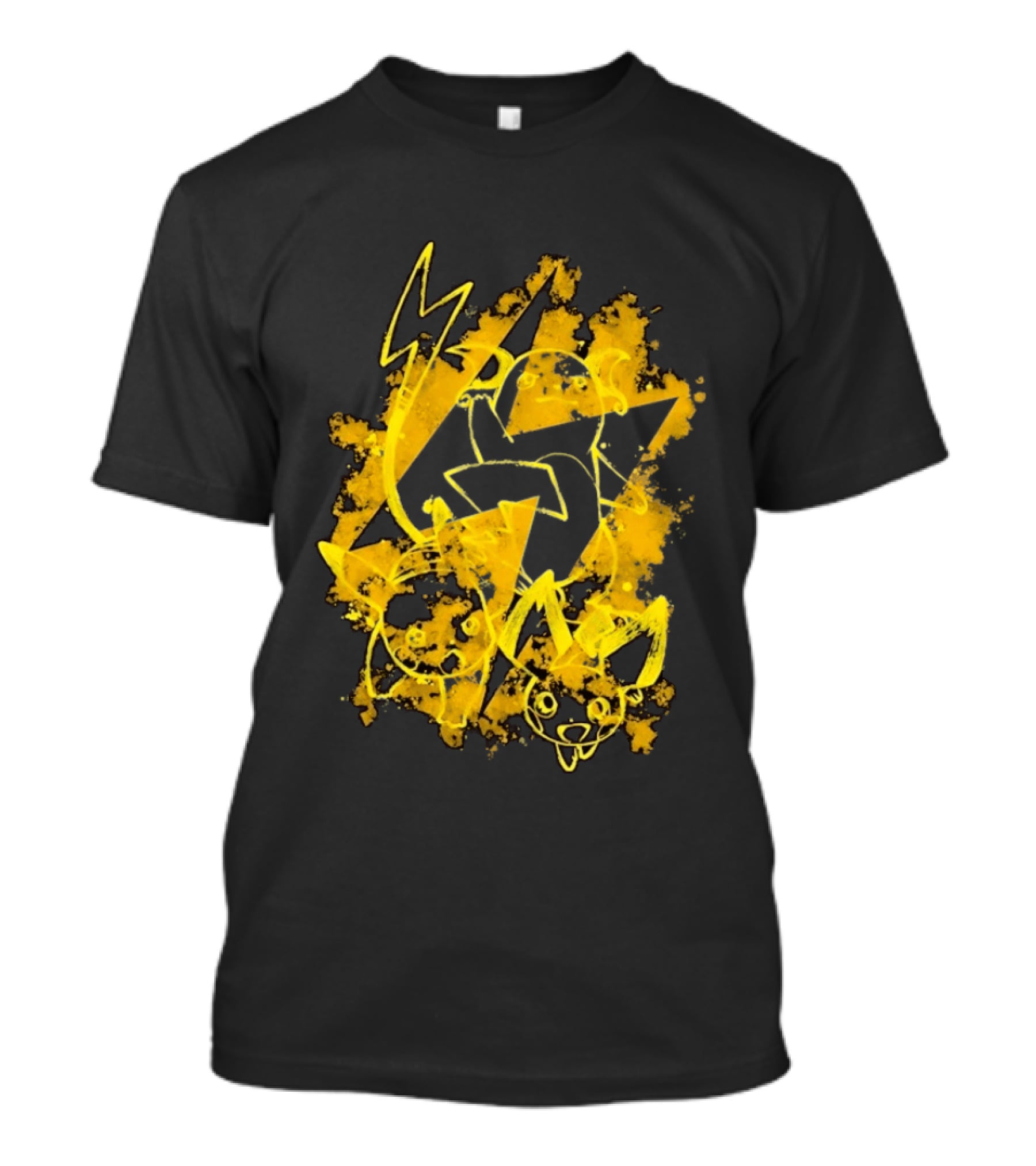 Pikachu Raichu Pichu Electric Evolution Pokemon Splash T-Shirt