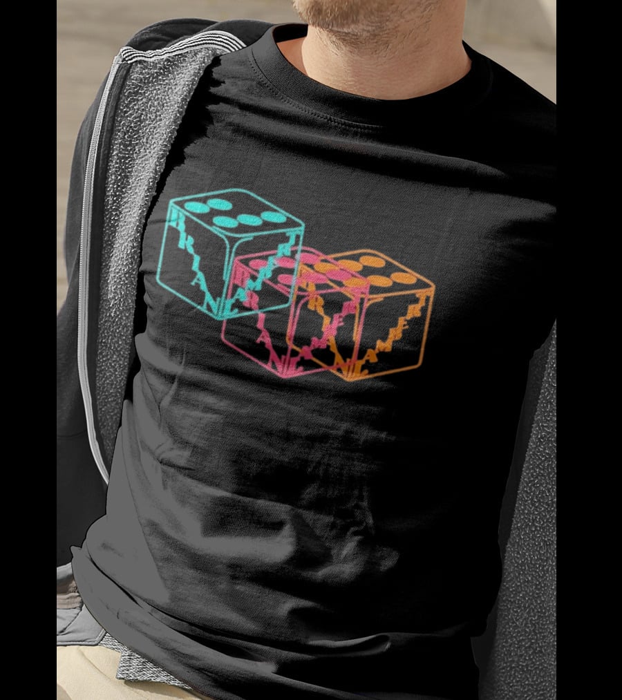 Green Bay Packers Lambert Fiesta Dice Neon Dice T-Shirt