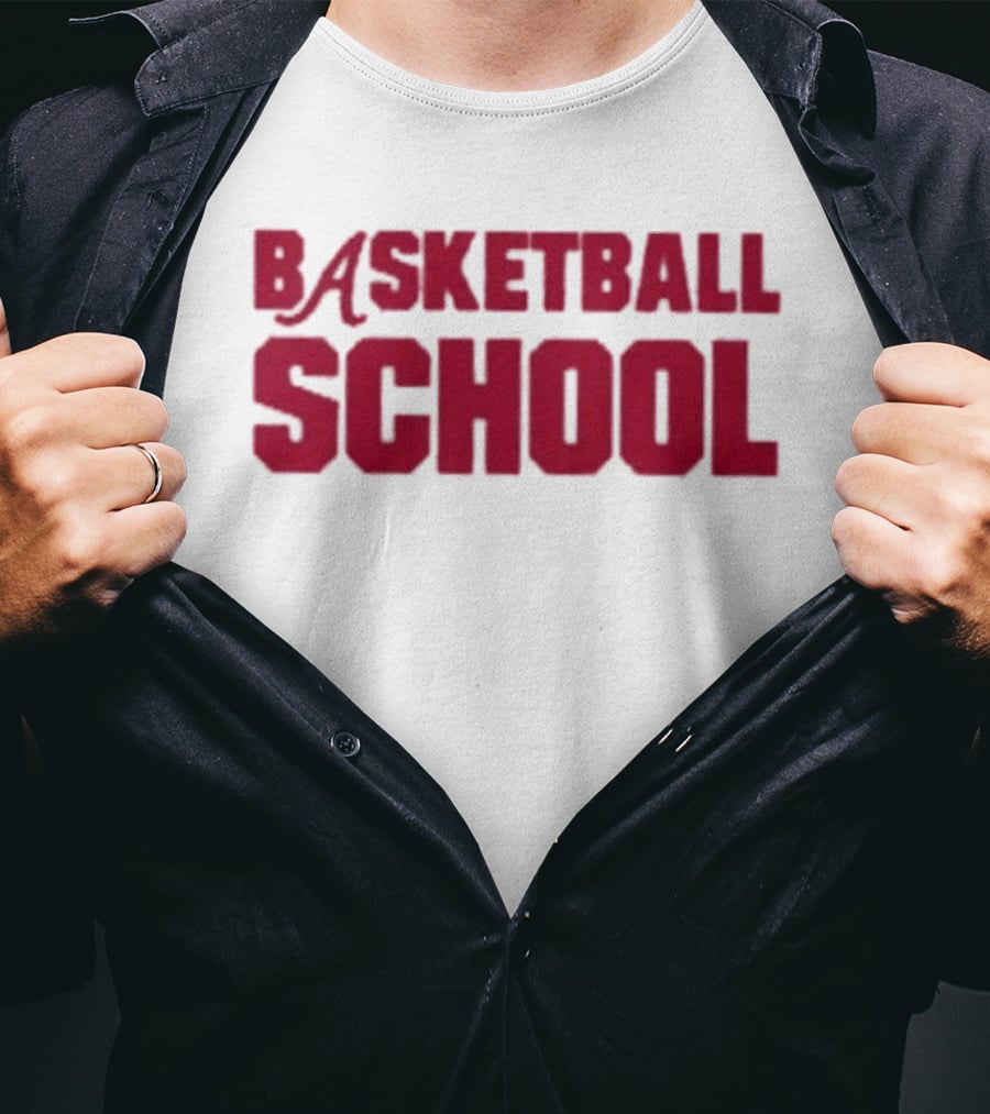 Alabama Crimson Tide Basketball School Basketball School T-Shirt