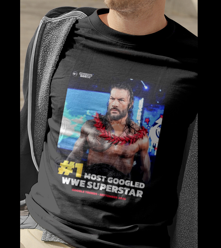 #1 Most Googled WWE Superstar Google Trends September 2026 T-Shirt